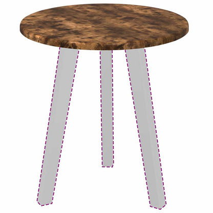 Tafelblad Gerookt eiken 40 x 40 x 1,5 cm Bewerkt hout