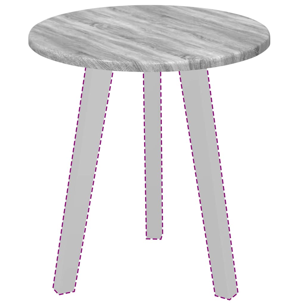 Tafelblad Grijs sonoma 40 x 40 x 1,5 cm Bewerkt hout