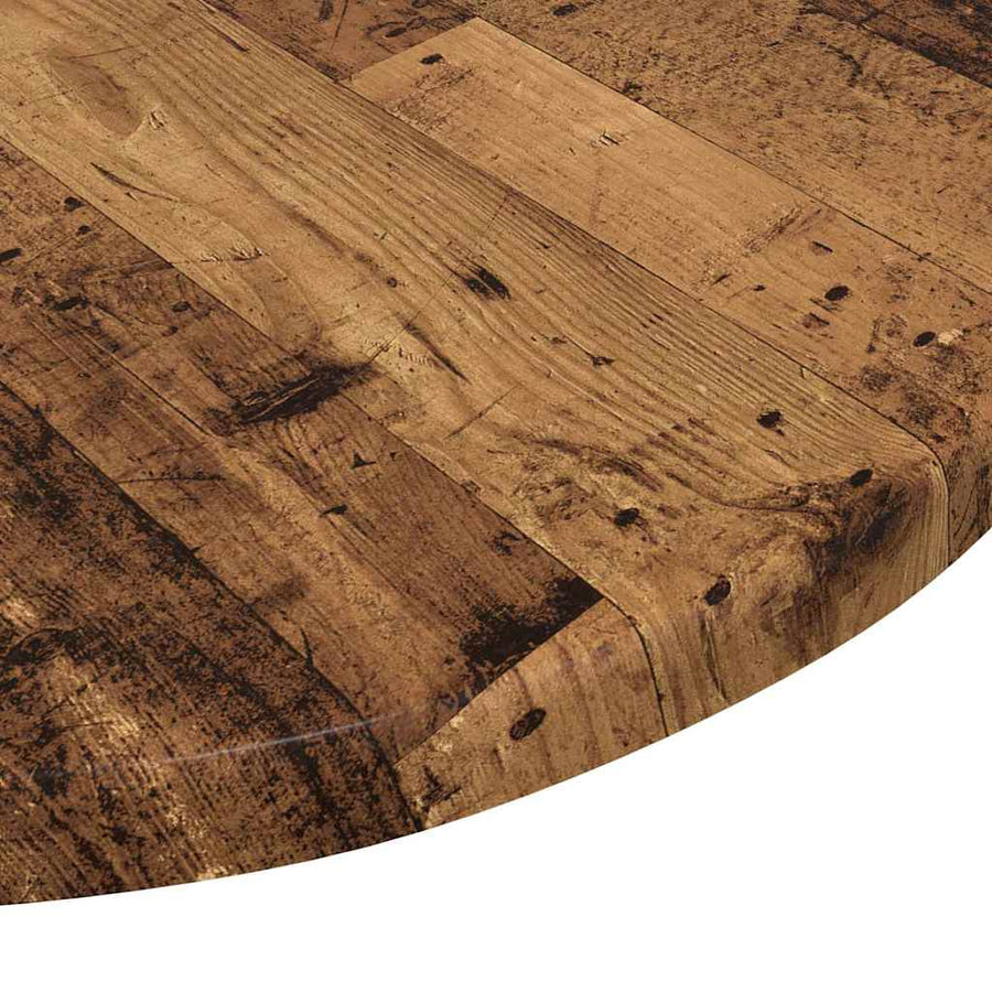 Tafelblad Oud hout Ø 40 x 1,5 cm Bewerkt hout