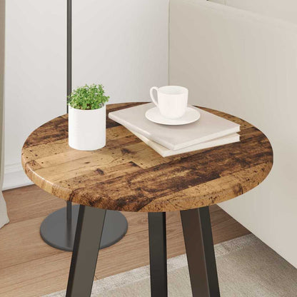 Tafelblad Oud hout Ø 40 x 1,5 cm Bewerkt hout