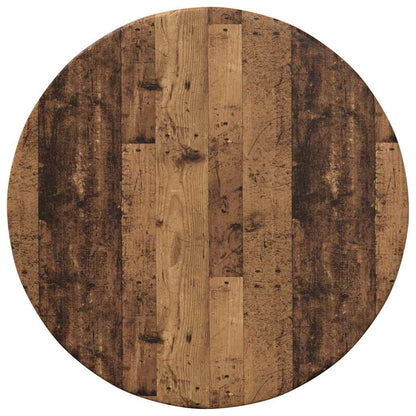 Tafelblad Oud hout Ø 40 x 1,5 cm Bewerkt hout