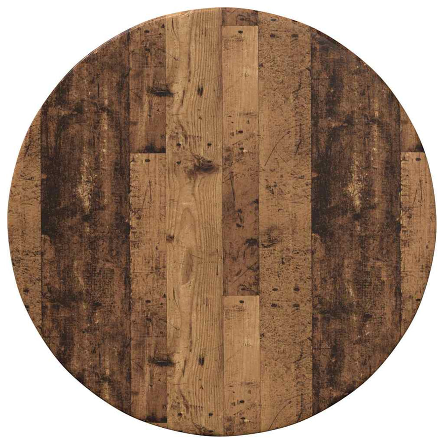 Tafelblad Oud hout Ø 40 x 1,5 cm Bewerkt hout