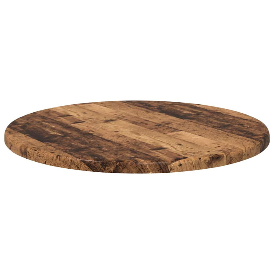 Tafelblad Oud hout Ø 40 x 1,5 cm Bewerkt hout