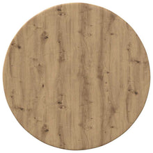 Tafelblad artisanaal eikenkleurig 40 x 40 x 1,5 cm Bewerkt hout
