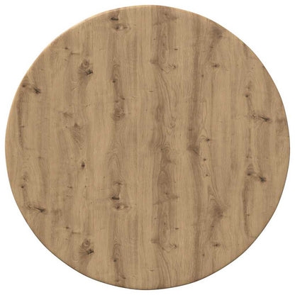 Tafelblad artisanaal eikenkleurig 40 x 40 x 1,5 cm Bewerkt hout