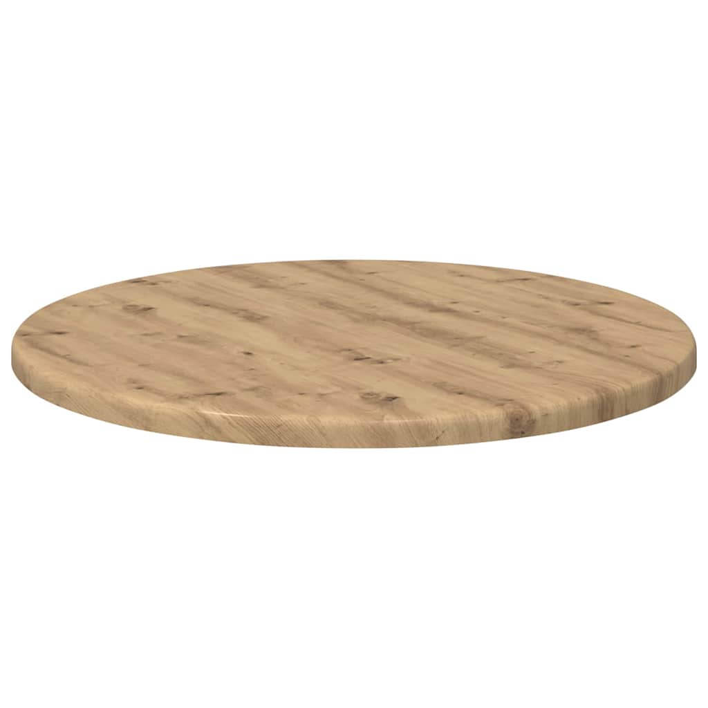 Tafelblad artisanaal eikenkleurig 40 x 40 x 1,5 cm Bewerkt hout