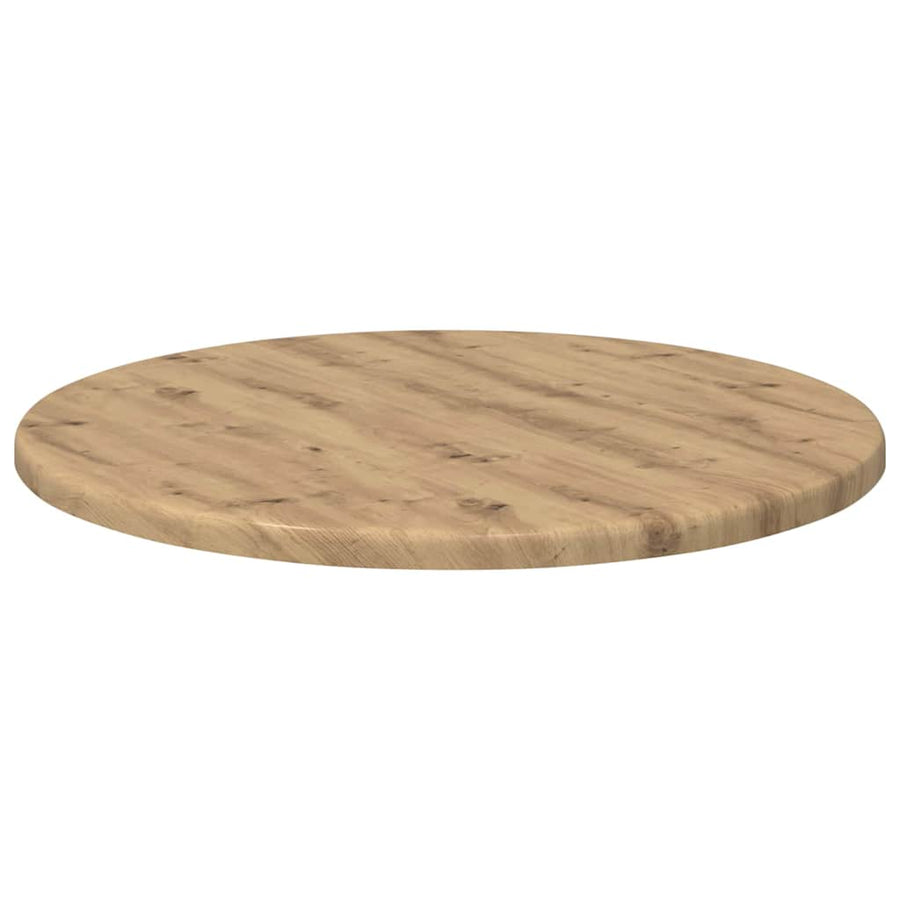 Tafelblad artisanaal eikenkleurig 40 x 40 x 1,5 cm Bewerkt hout