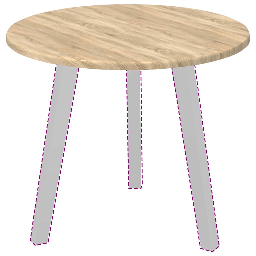 Tafelblad Sonoma eiken 50 x 50 x 1,5 cm Bewerkt hout