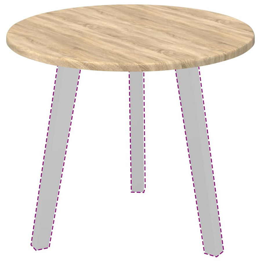 Tafelblad Sonoma eiken 50 x 50 x 1,5 cm Bewerkt hout