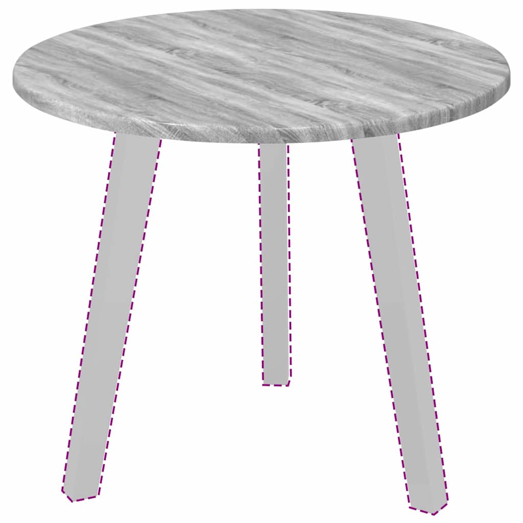 Tafelblad Grijs sonoma 50 x 50 x 1,5 cm Bewerkt hout