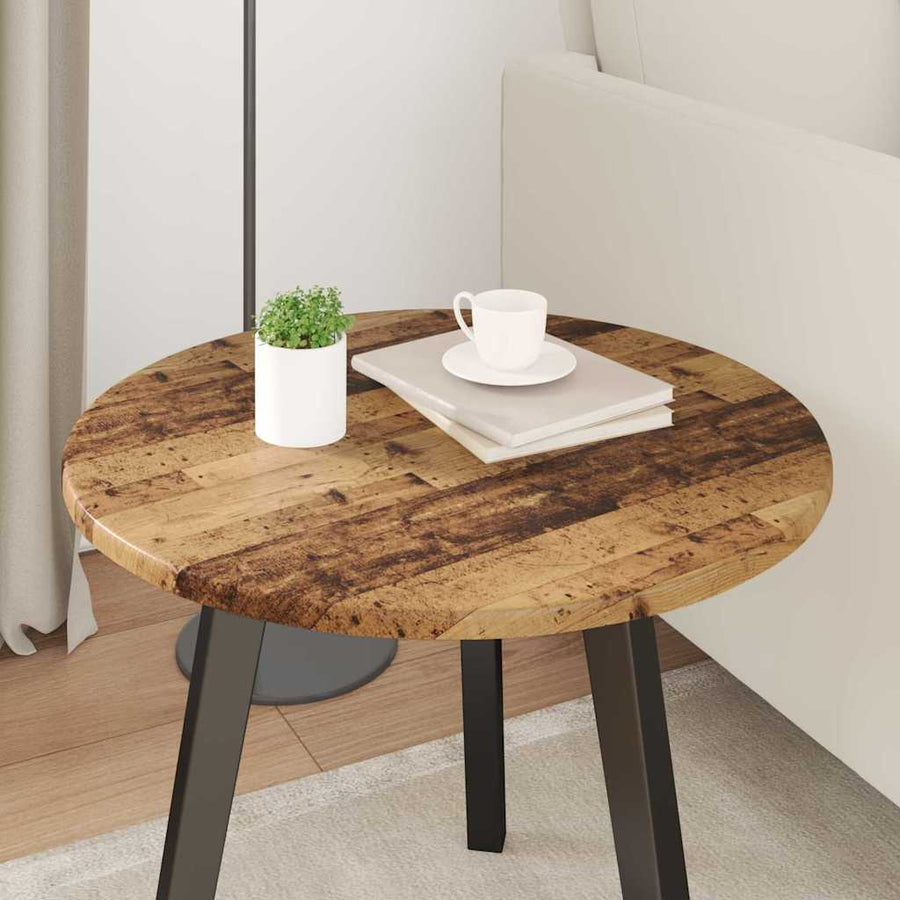 Tafelblad Oud hout 50 x 50 x 1,5 cm Bewerkt hout