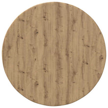 Tafelblad artisanaal eikenkleurig 50 x 50 x 1,5 cm Bewerkt hout