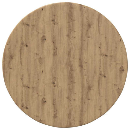 Tafelblad artisanaal eikenkleurig 50 x 50 x 1,5 cm Bewerkt hout