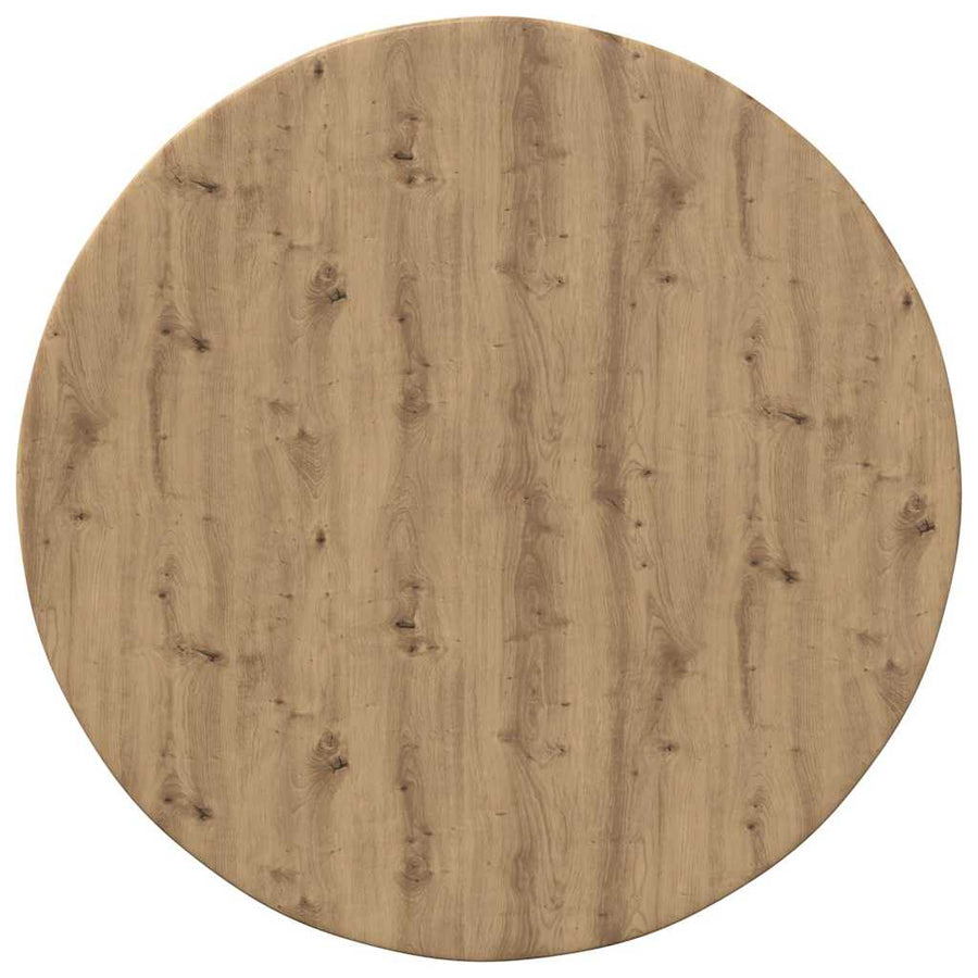 Tafelblad artisanaal eikenkleurig 50 x 50 x 1,5 cm Bewerkt hout