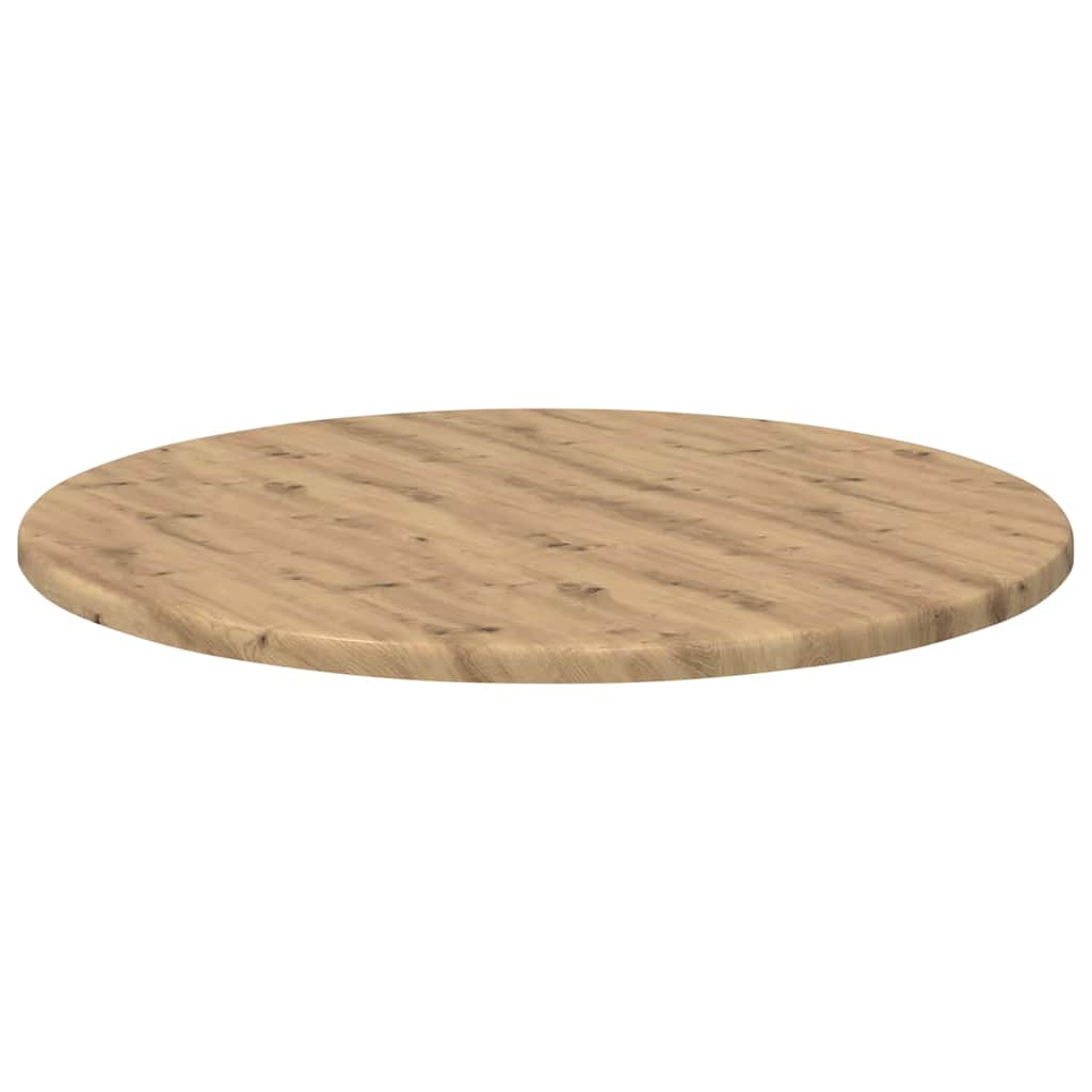 Tafelblad artisanaal eikenkleurig 50 x 50 x 1,5 cm Bewerkt hout