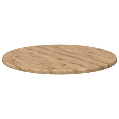Tafelblad artisanaal eikenkleurig 50 x 50 x 1,5 cm Bewerkt hout