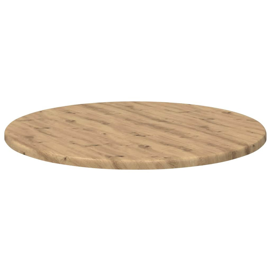 Tafelblad artisanaal eikenkleurig 50 x 50 x 1,5 cm Bewerkt hout