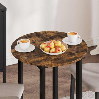 Tafelblad Gerookt eiken 60 x 60 x 1,5 cm Bewerkt hout