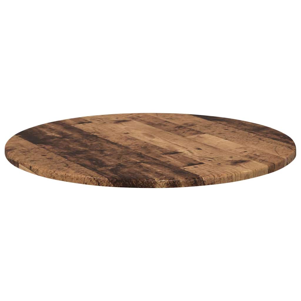 Tafelblad Oud hout Ø 60 x 1,5 cm Bewerkt hout