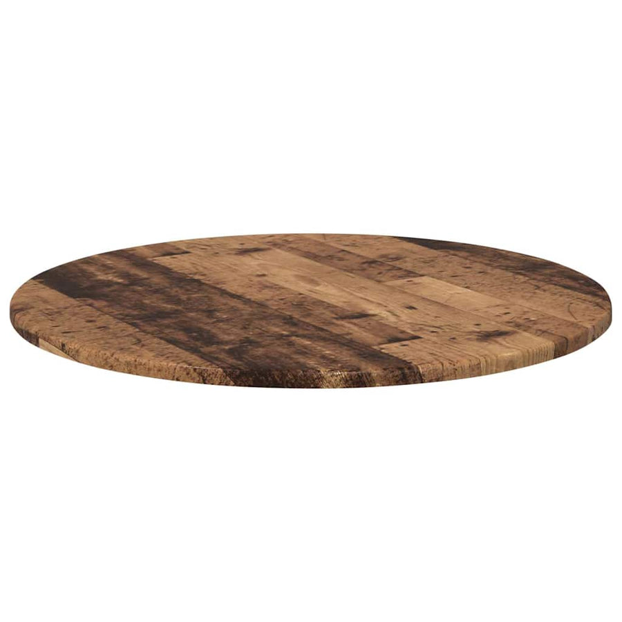 Tafelblad Oud hout Ø 60 x 1,5 cm Bewerkt hout
