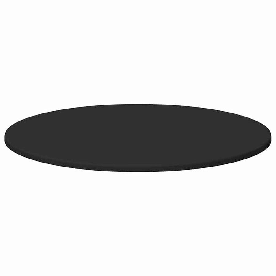 Tafelblad Zwart 70 x 70 x 1,5 cm Bewerkt hout