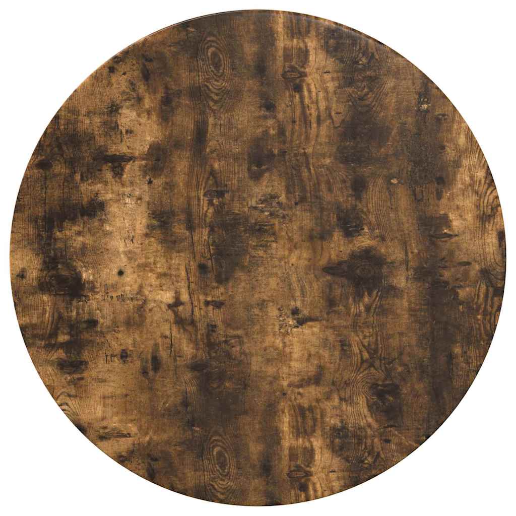 Tafelblad Gerookt eiken 70 x 70 x 1,5 cm Bewerkt hout