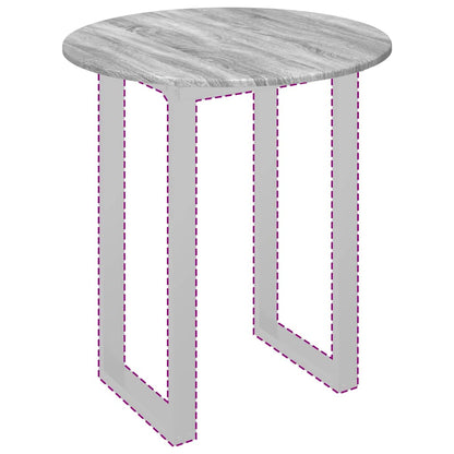 Tafelblad Grijs sonoma 70 x 70 x 1,5 cm Bewerkt hout