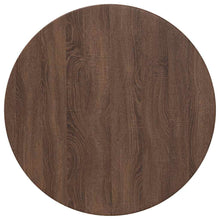 Tafelblad bruin eikenkleur 70 x 70 x 1,5 cm Bewerkt hout