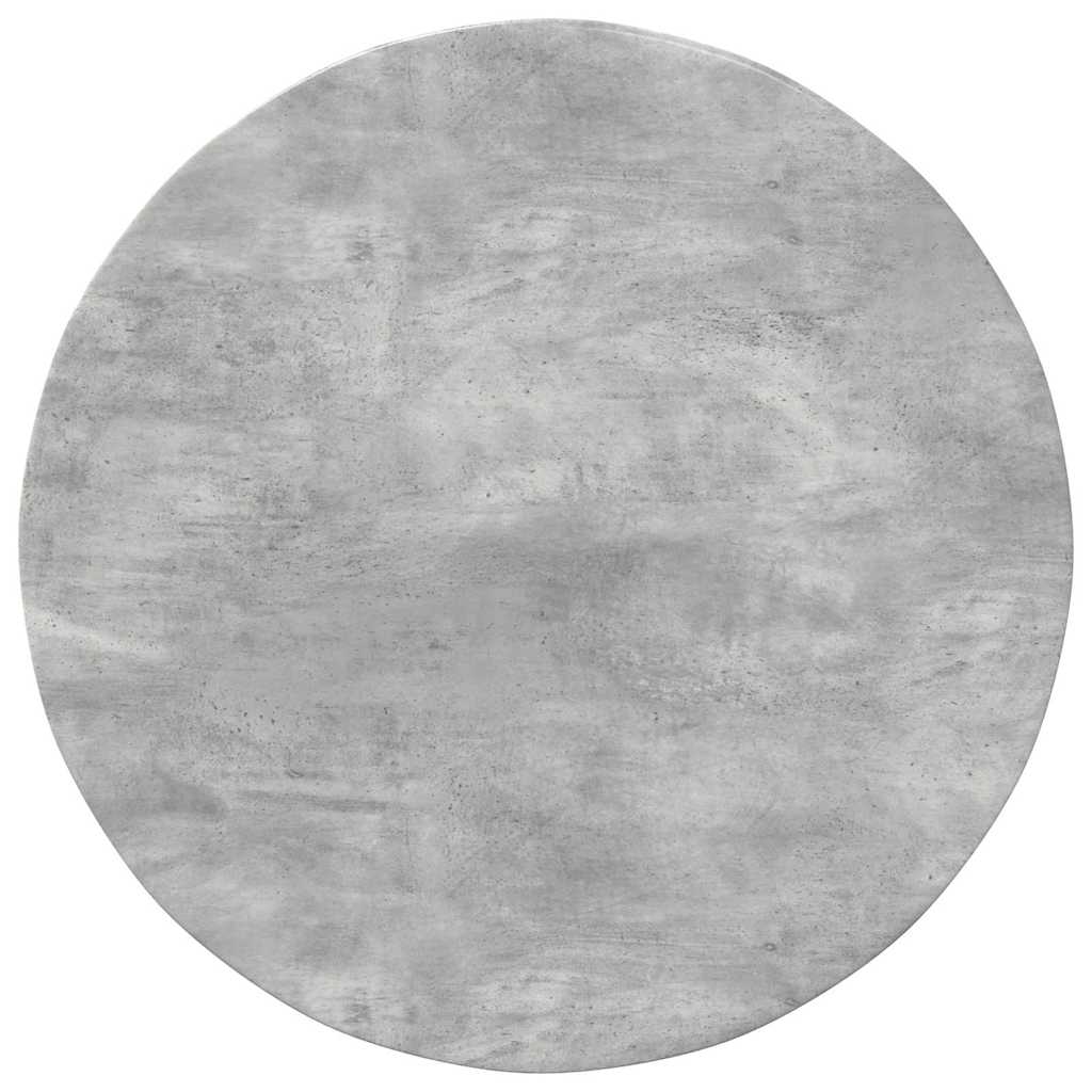 Tafelblad Betongrijs Ø 80 x 1,5 cm Bewerkt hout