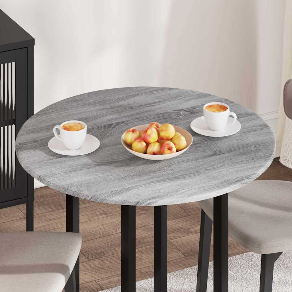 Tafelblad Grijs sonoma 80 x 80 x 1,5 cm Bewerkt hout