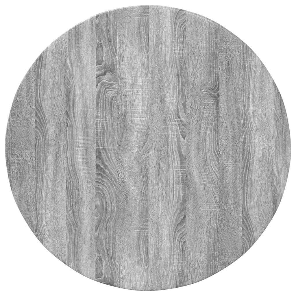 Tafelblad Grijs sonoma 80 x 80 x 1,5 cm Bewerkt hout