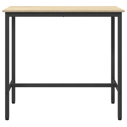 Tafel Sonoma Eiken 100 x 40 x 100,5 cm Engineered hout en staal