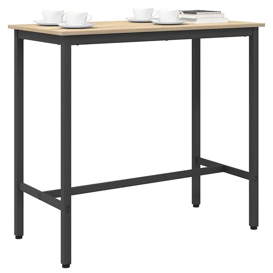 Tafel Sonoma Eiken 100 x 40 x 100,5 cm Engineered hout en staal