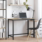 Bureau 80x50x76.5 cm engineered hout staal