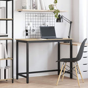 Bureau 80x50x76.5 cm engineered hout staal