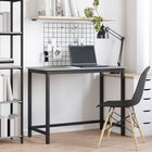 Bureau 80x50x76,5 cm engineered hout staal