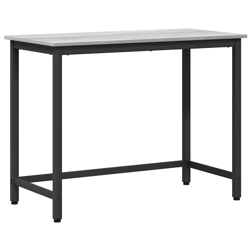 Tafel Grijs Sonoma 80 x 50 x 76,5 cm Engineered hout en staal