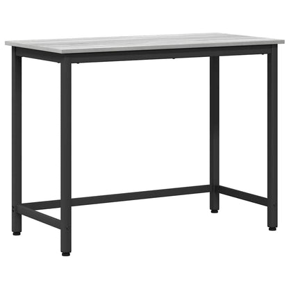 Tafel Grijs Sonoma 80 x 50 x 76,5 cm Engineered hout en staal