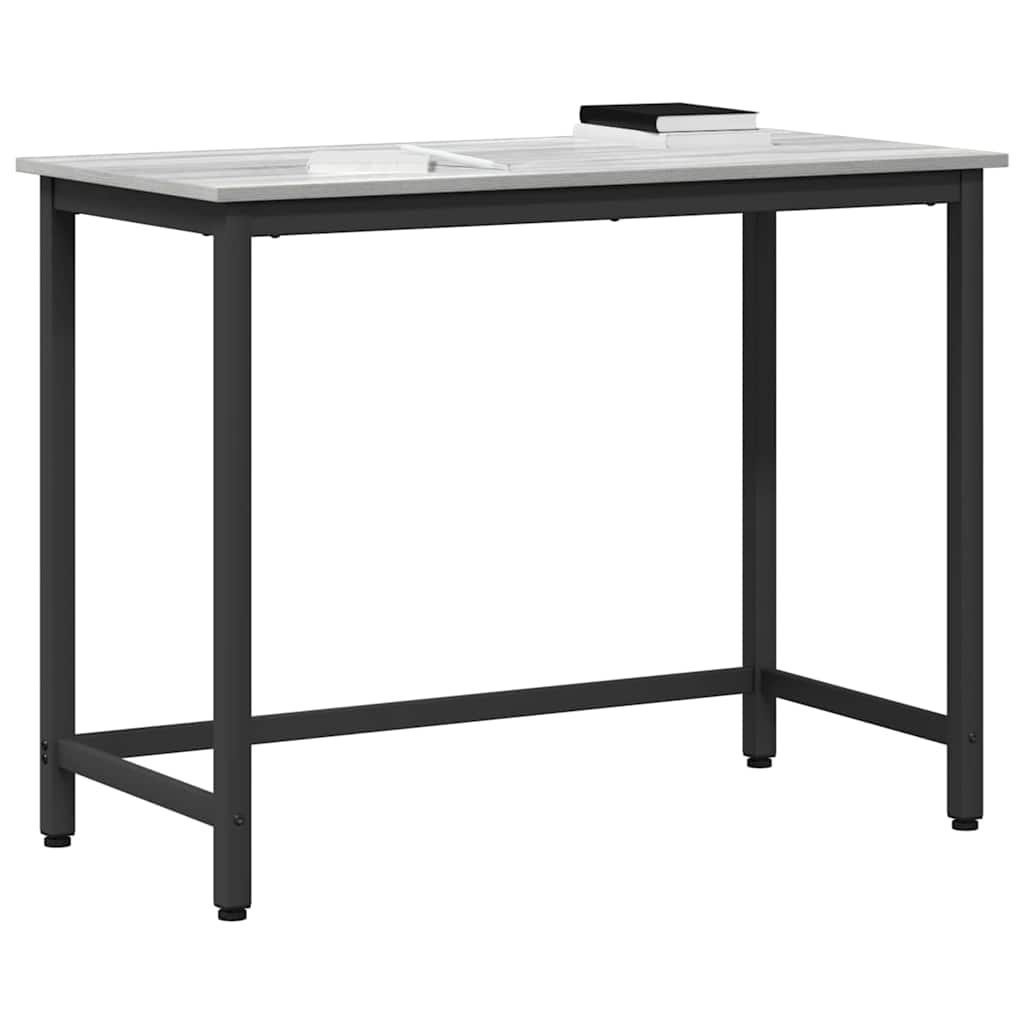 Tafel Grijs Sonoma 80 x 50 x 76,5 cm Engineered hout en staal