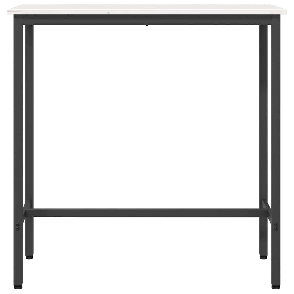 Tafel Wit 100 x 40 x 101 cm Engineered hout en staal