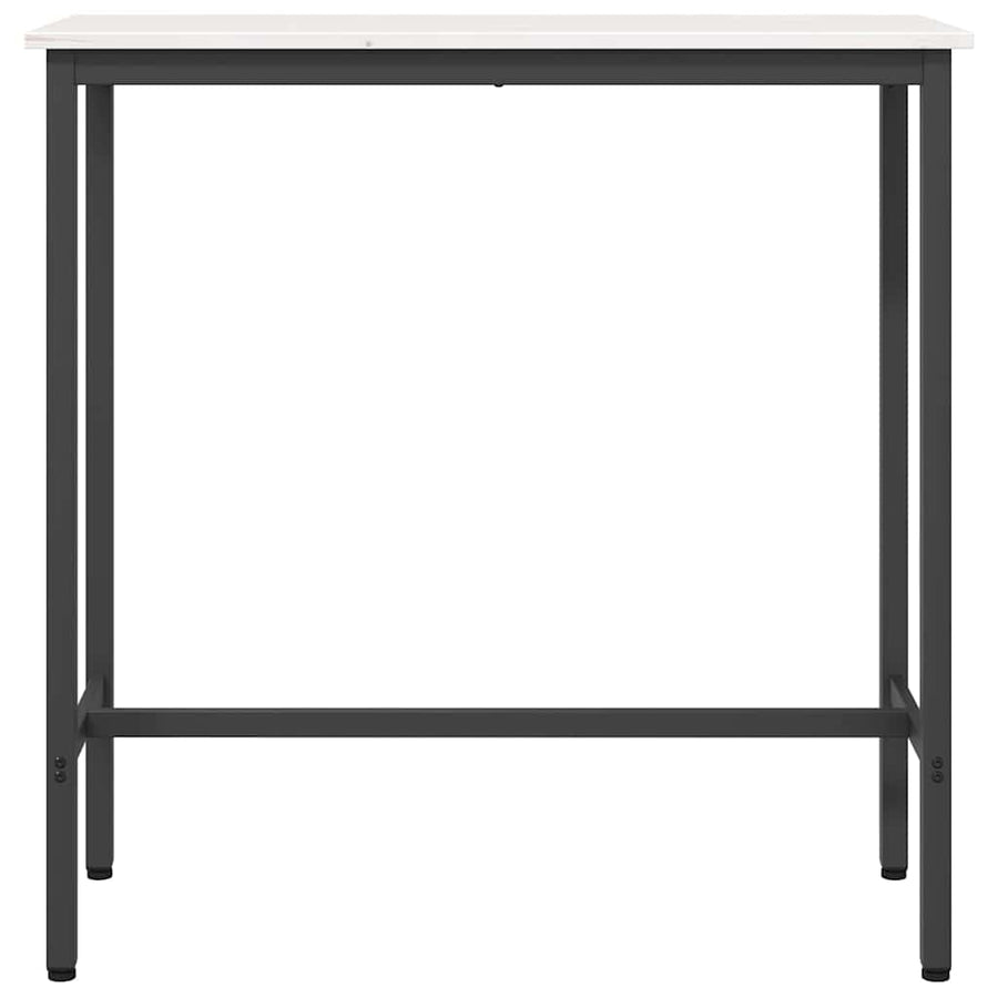 Tafel Wit 100 x 40 x 101 cm Engineered hout en staal
