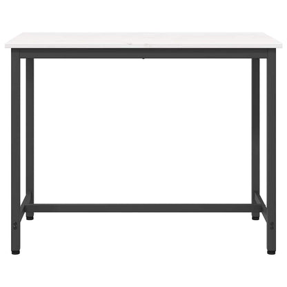 Tafel Wit 100 x 50 x 77 cm Engineered hout en staal