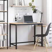 Bureau 100x50x77 cm engineered hout staal naturel