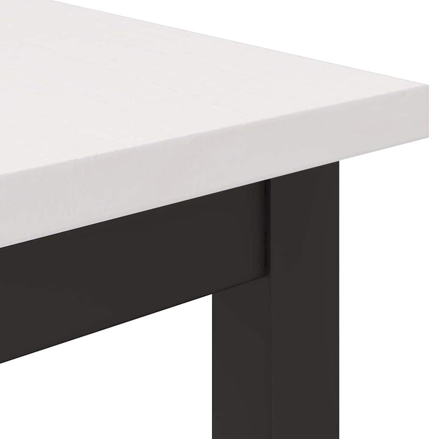 Tafel Wit 100 x 50 x 77 cm Engineered hout en staal