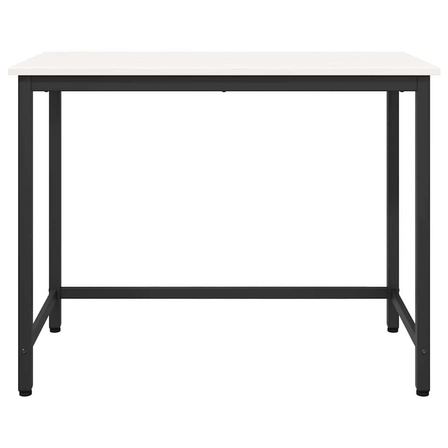 Tafel Wit 100 x 50 x 77 cm Engineered hout en staal