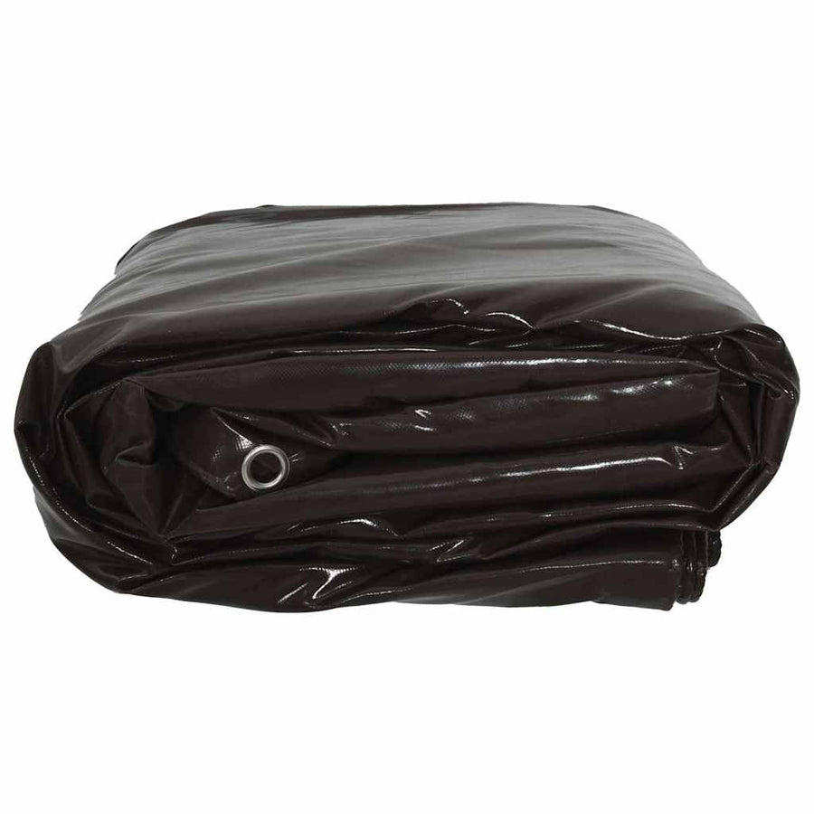 Zeil 650g / m² Bruin 3 x 4 m Canvas met PVC-coating