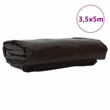 Zeil 650g / m² Bruin 3,5 x 5 m Canvas met PVC-coating