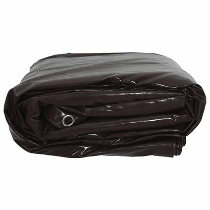 Zeil 650g / m² Bruin 1,5 x 2 m Canvas met PVC-coating