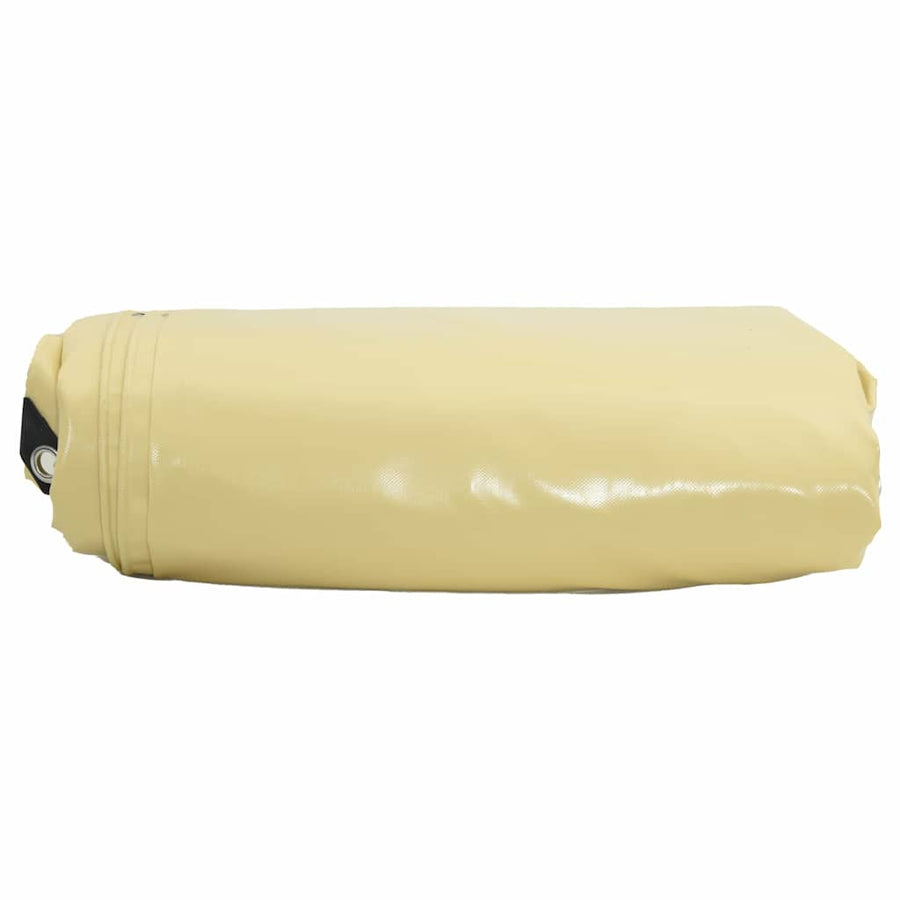 Zeil 650g / m² Beige 4 x 6 m Canvas met PVC-coating