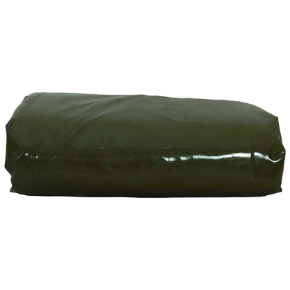 Zeil 650g / m² Olijf Groen 3 x 6 m Canvas met PVC-coating